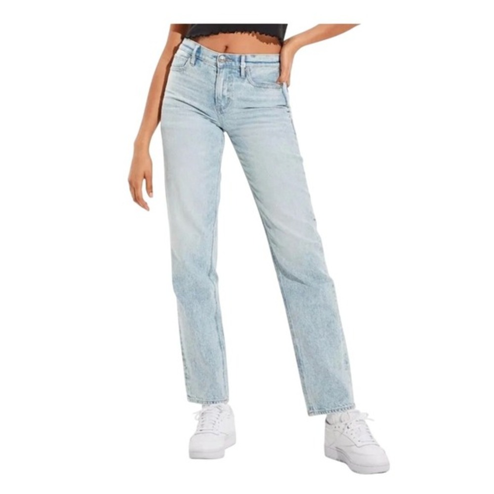 American Eagle AE '90s Straight Leg Jean Classic Medium Blue Wash